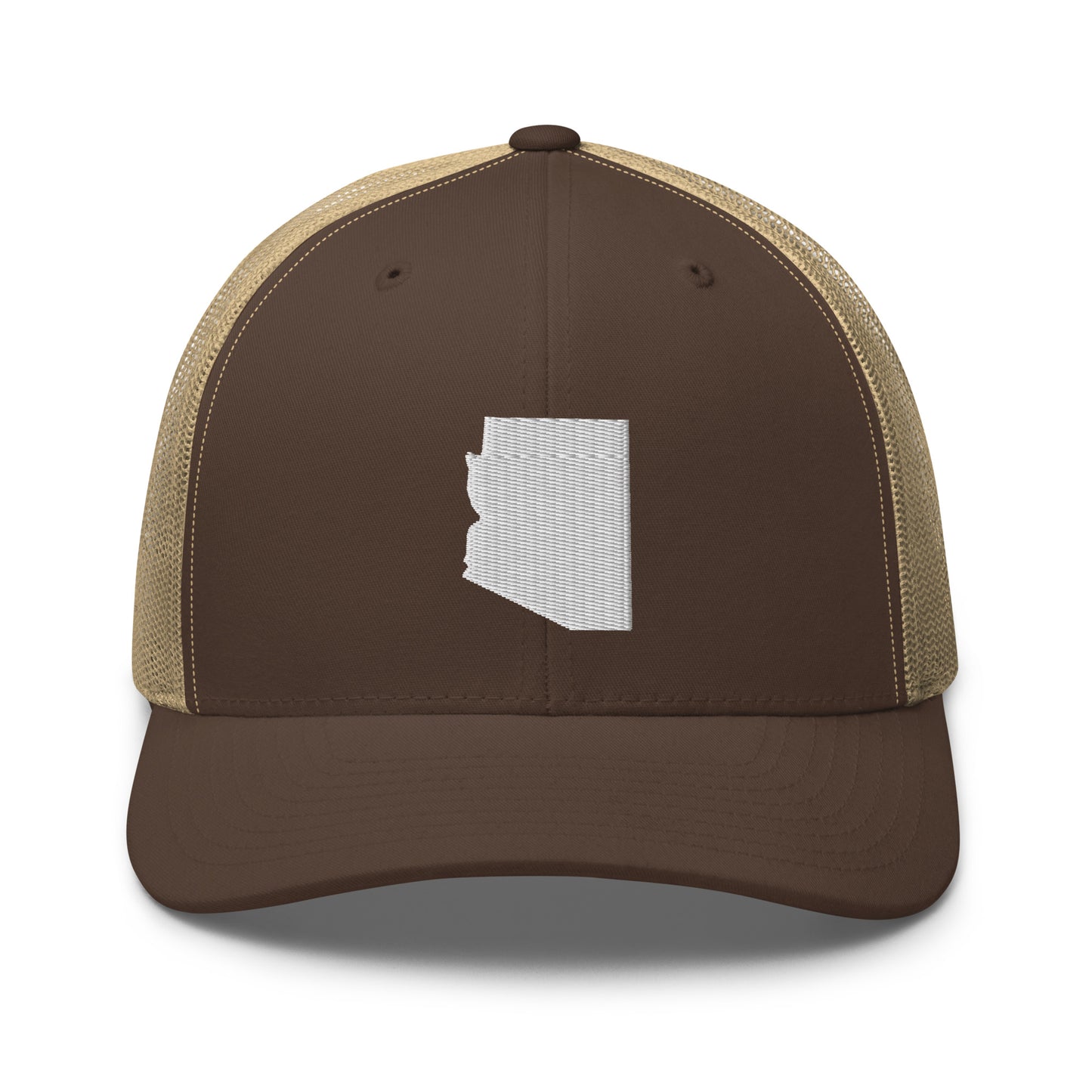 Arizona State Silhouette Mid 6 Panel Snapback Trucker Hat