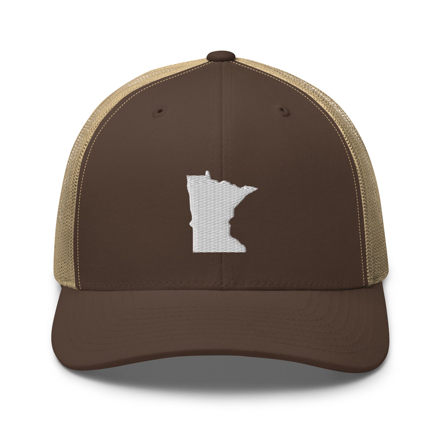 Minnesota State Silhouette Mid 6 Panel Snapback Trucker Hat