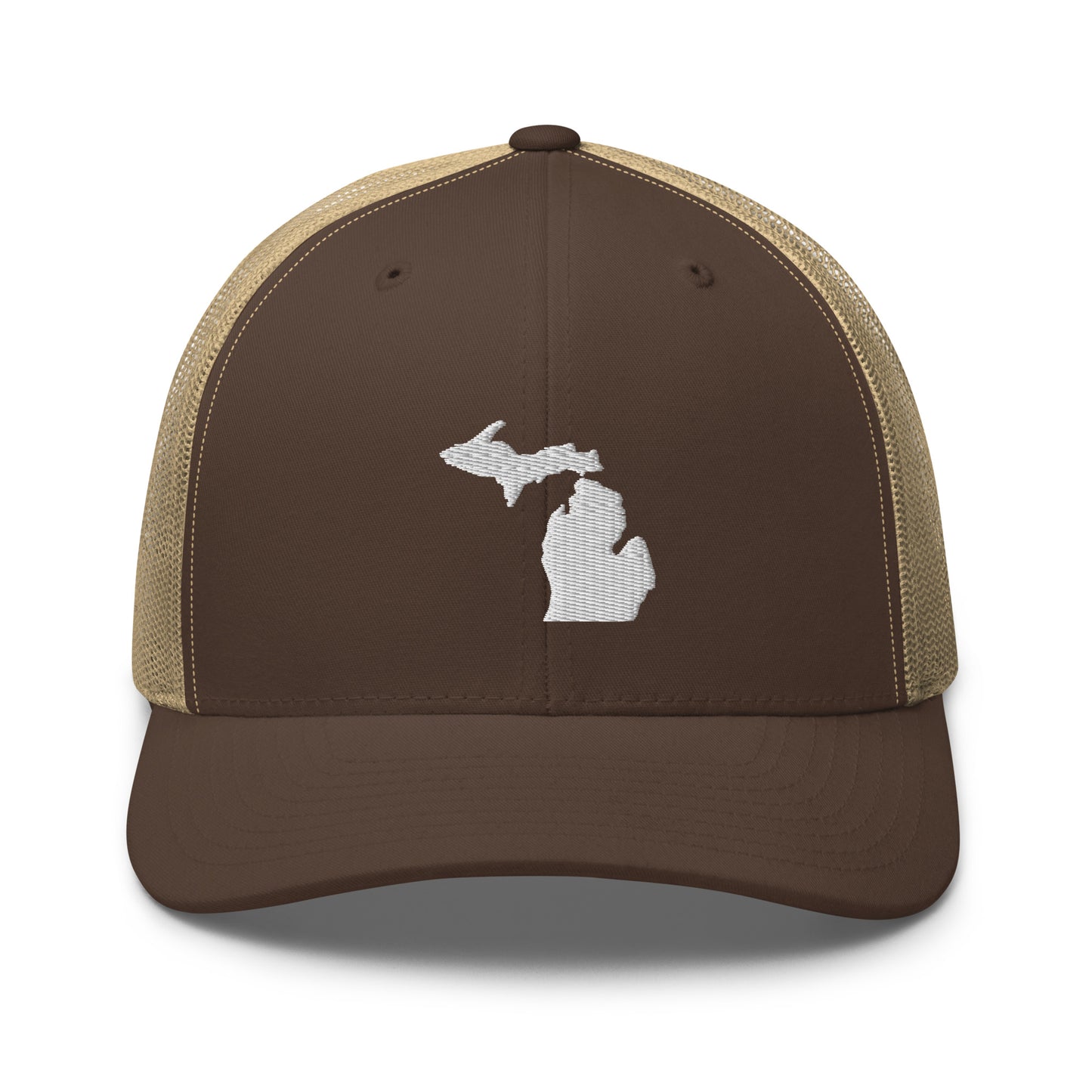 Michigan State Silhouette Mid 6 Panel Snapback Trucker Hat