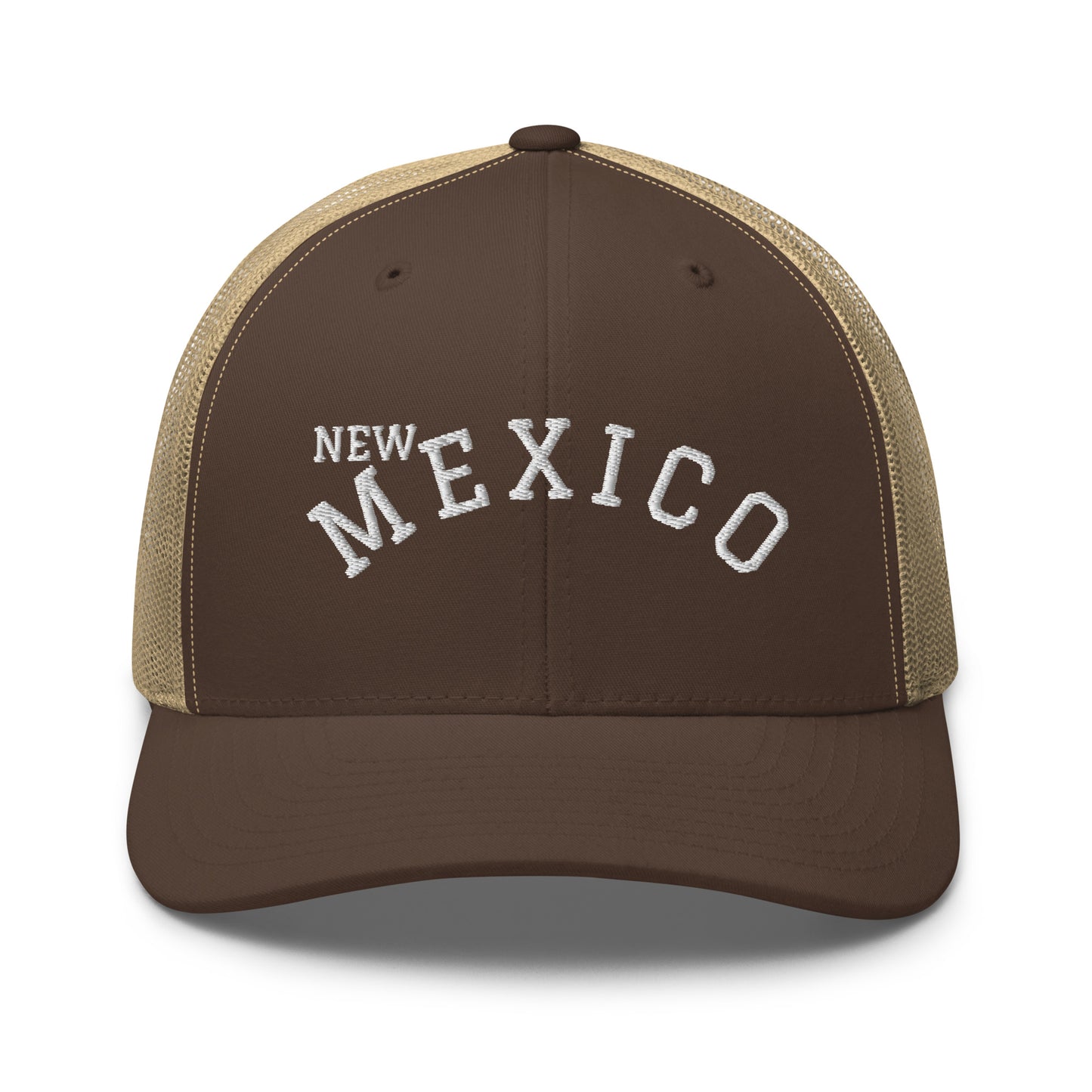 New Mexico Arch Mid 6 Panel Snapback Trucker Hat