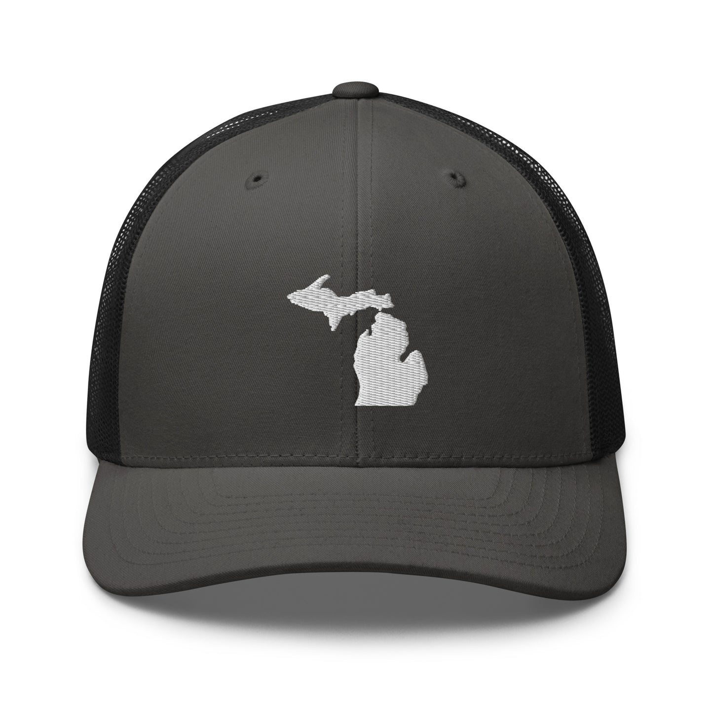 Michigan State Silhouette Mid 6 Panel Snapback Trucker Hat