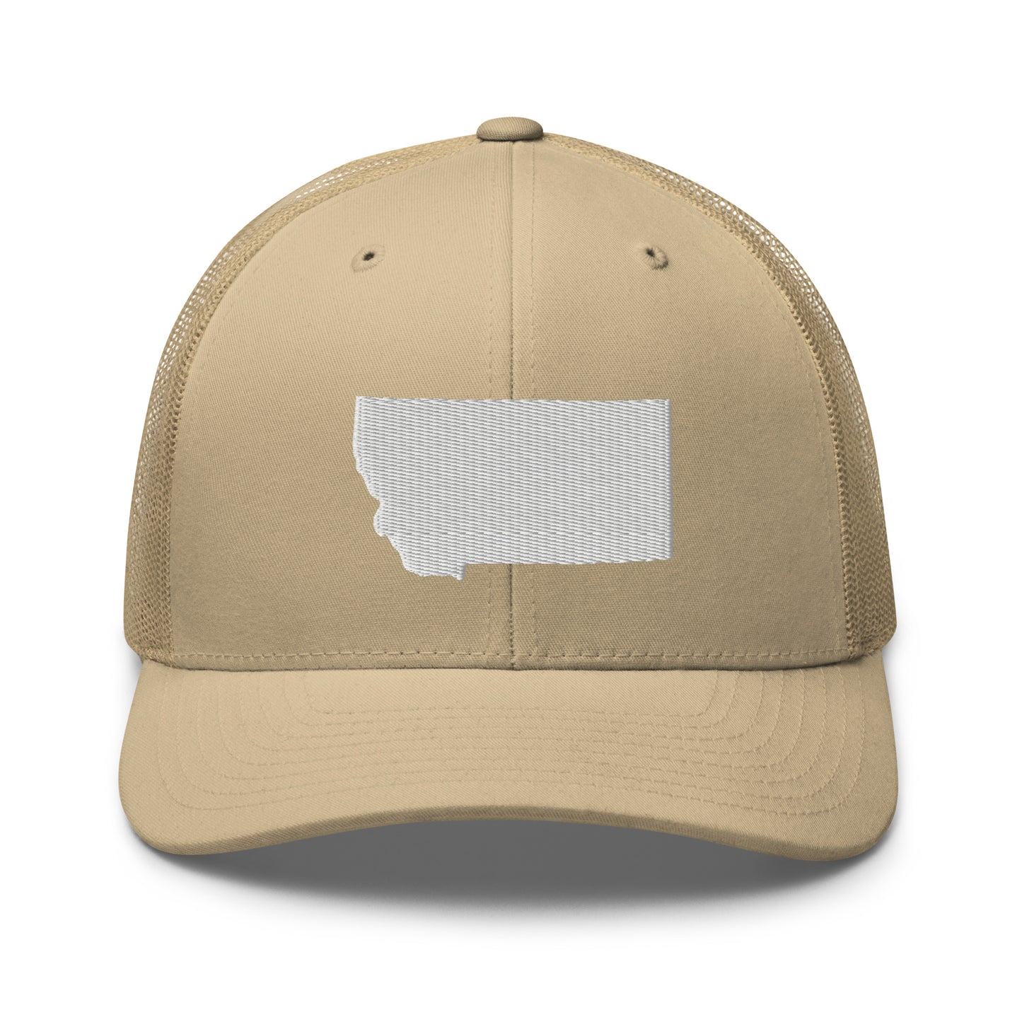 Montana State Silhouette Mid 6 Panel Snapback Trucker Hat