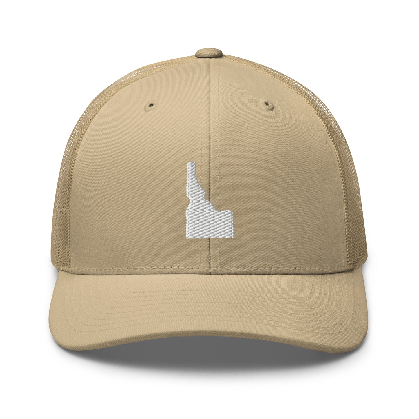 Idaho State Silhouette Mid 6 Panel Snapback Trucker Hat