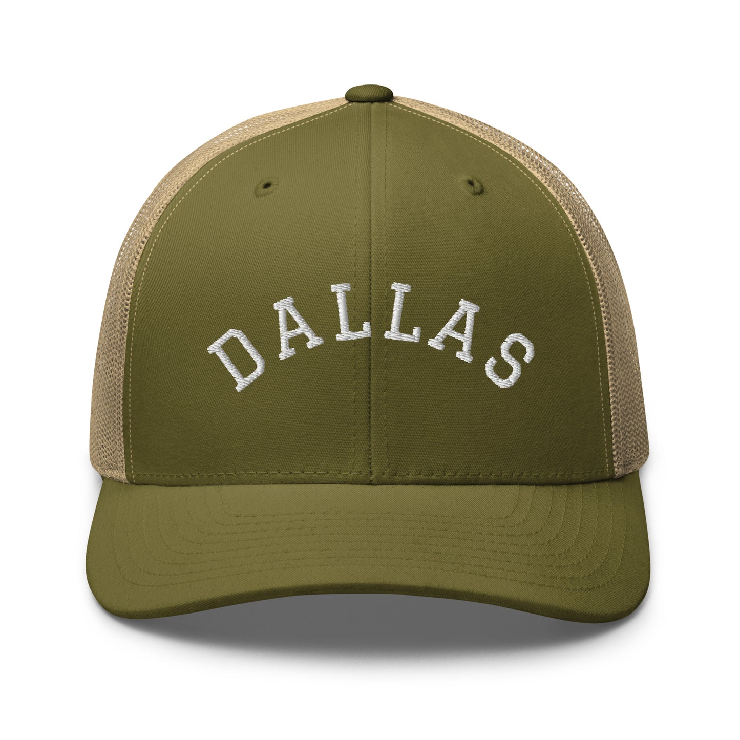 Dallas Arch Mid 6 Panel Snapback Trucker Hat