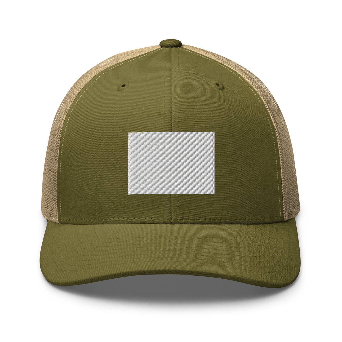 Colorado State Silhouette Mid 6 Panel Snapback Trucker Hat