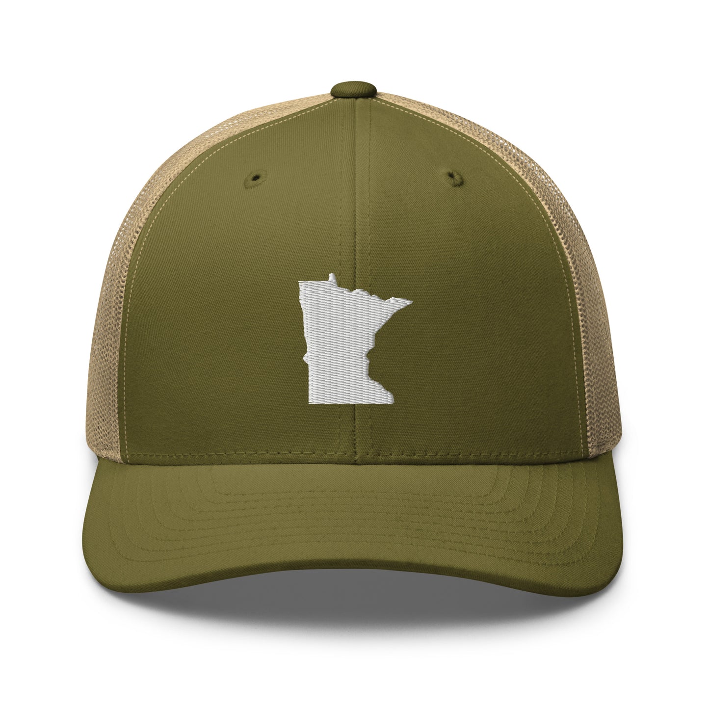 Minnesota State Silhouette Mid 6 Panel Snapback Trucker Hat