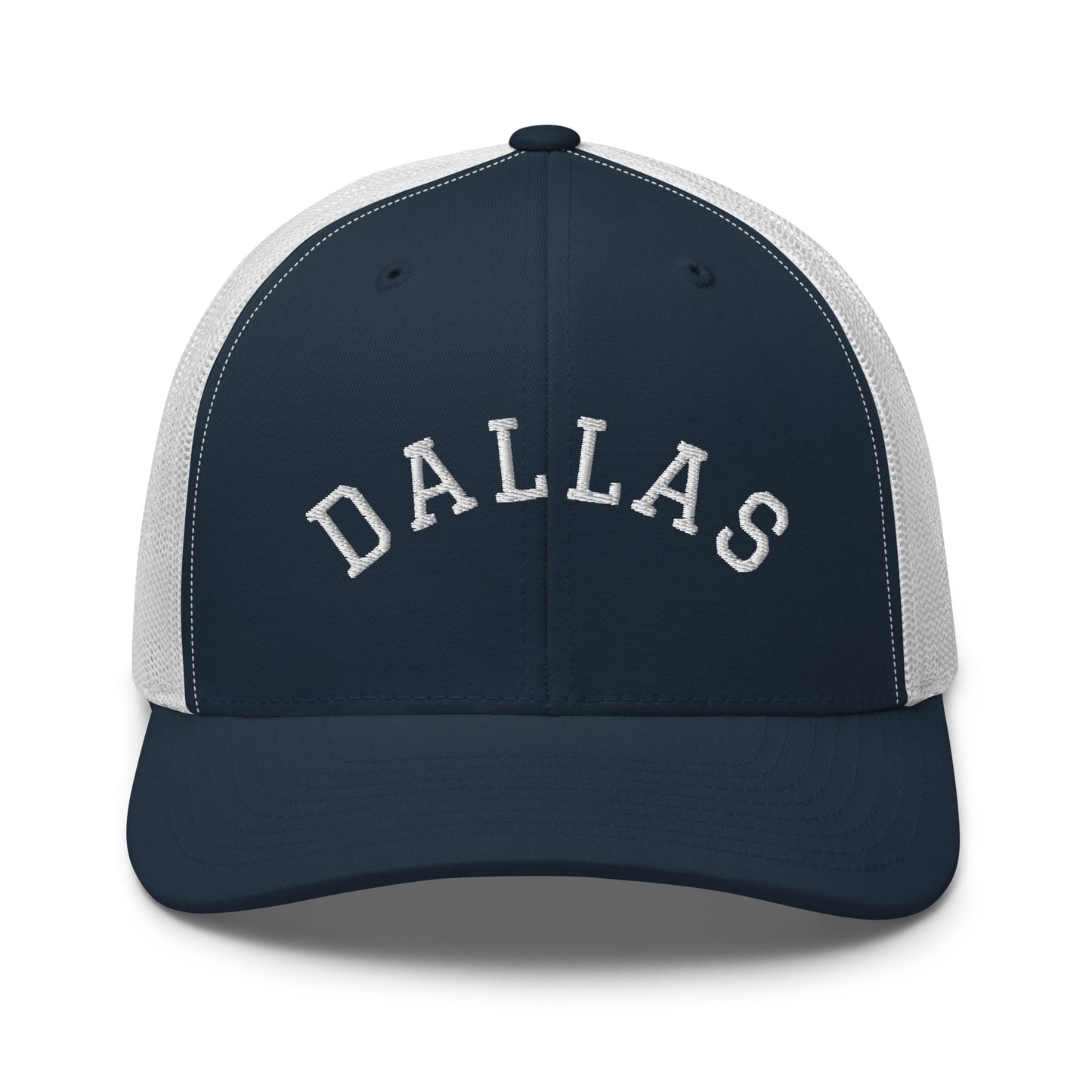 Dallas Arch Mid 6 Panel Snapback Trucker Hat