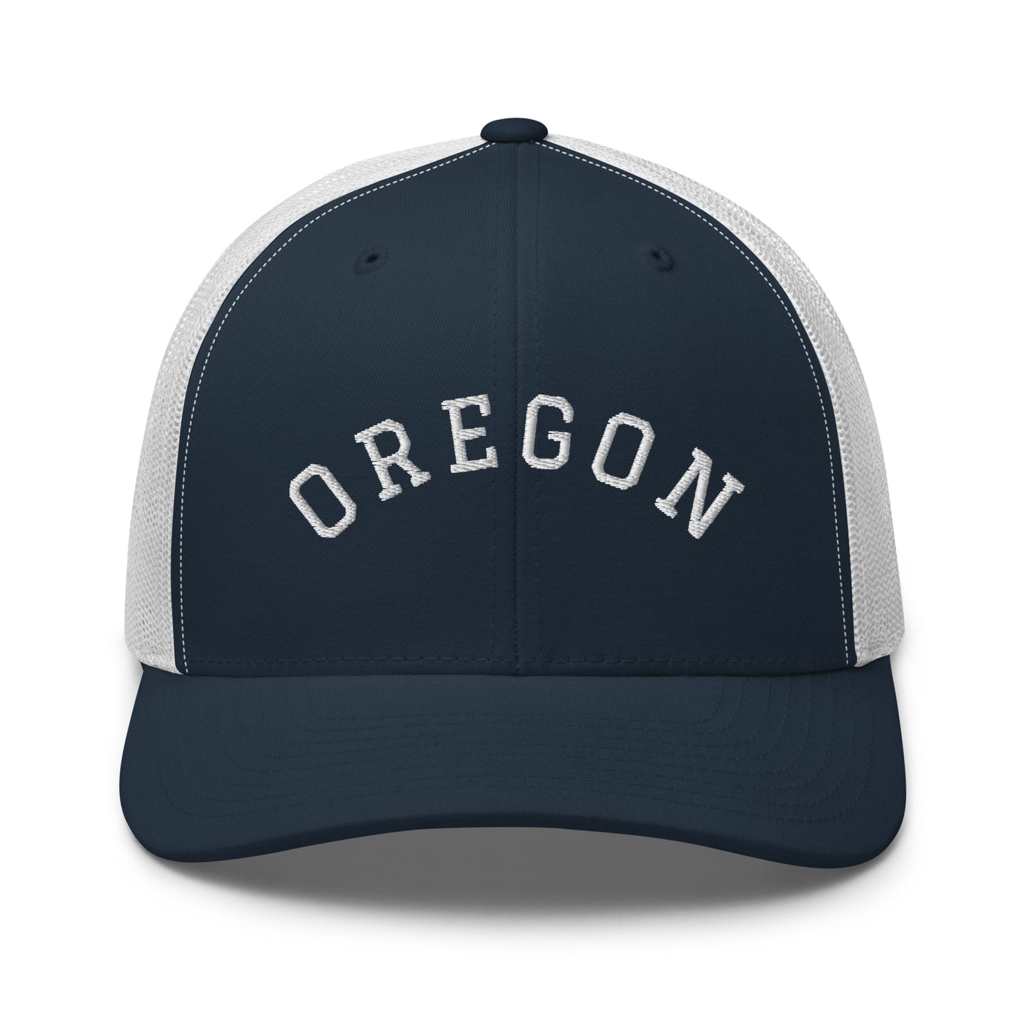 Oregon Arch Mid 6 Panel Snapback Trucker Hat