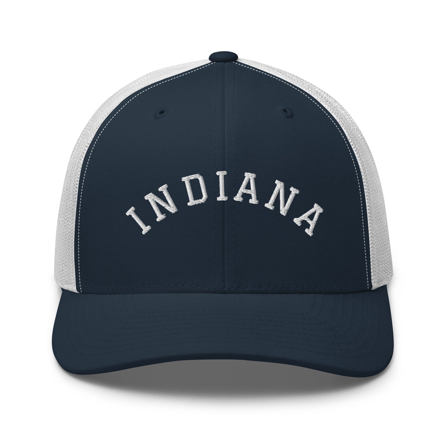 Indiana Arch Mid 6 Panel Snapback Trucker Hat