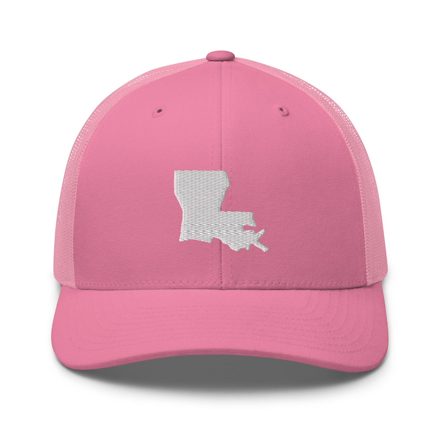 Louisiana State Silhouette Mid 6 Panel Snapback Trucker Hat