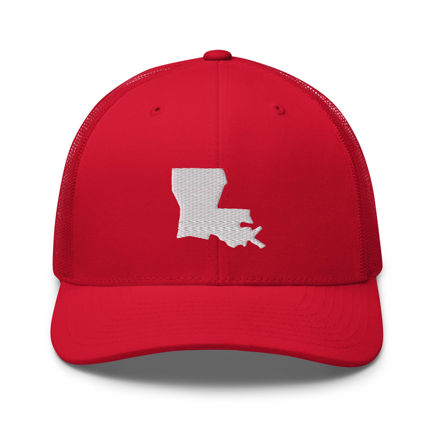 Louisiana State Silhouette Mid 6 Panel Snapback Trucker Hat