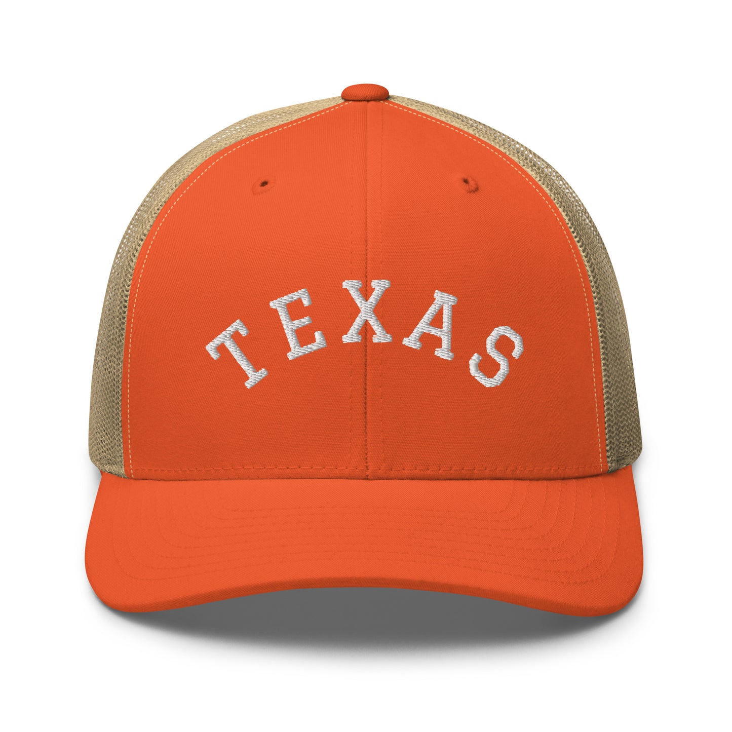 Texas Arch Mid 6 Panel Snapback Trucker Hat