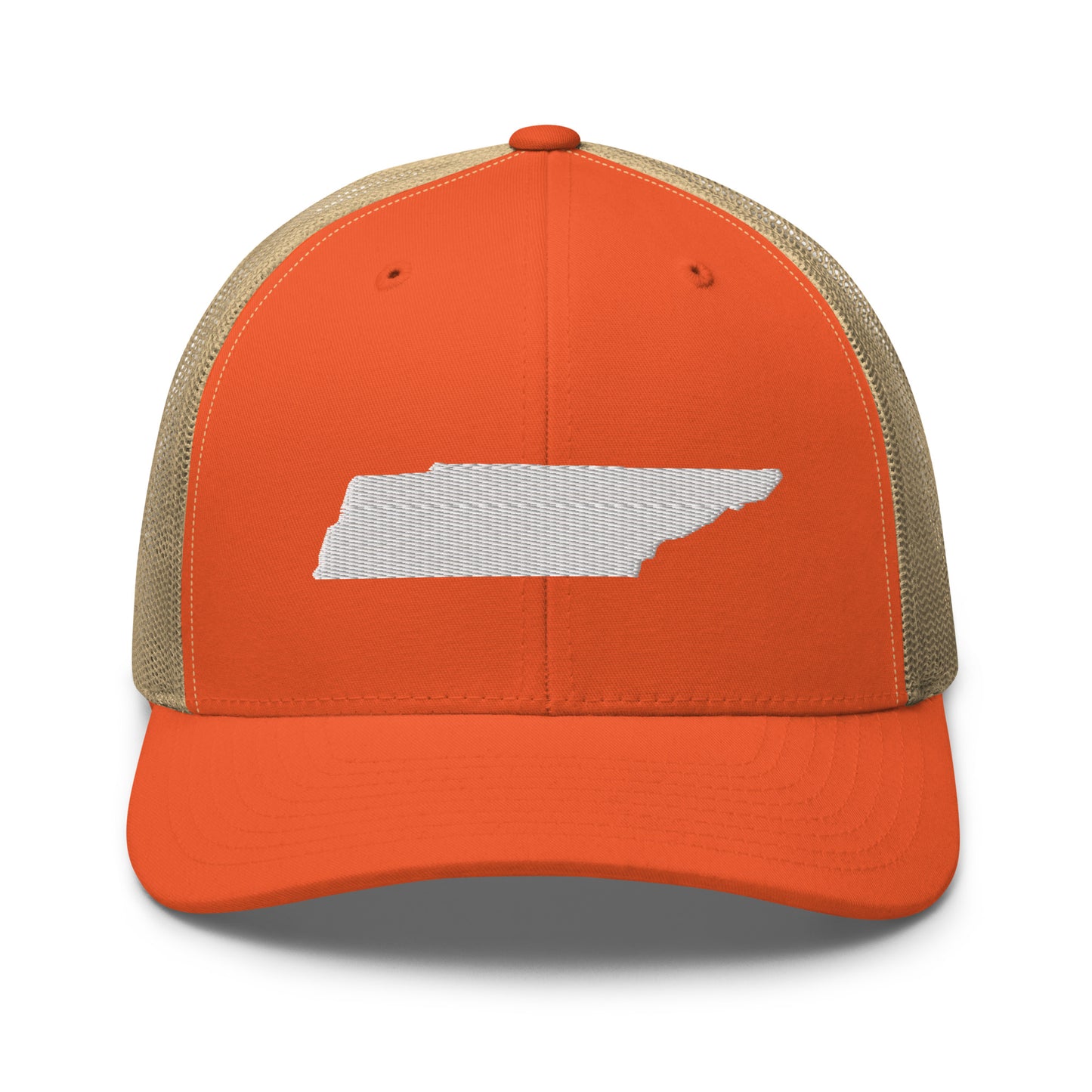 Tennessee State Silhouette Mid 6 Panel Snapback Trucker Hat