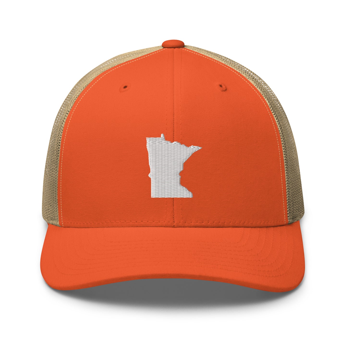 Minnesota State Silhouette Mid 6 Panel Snapback Trucker Hat