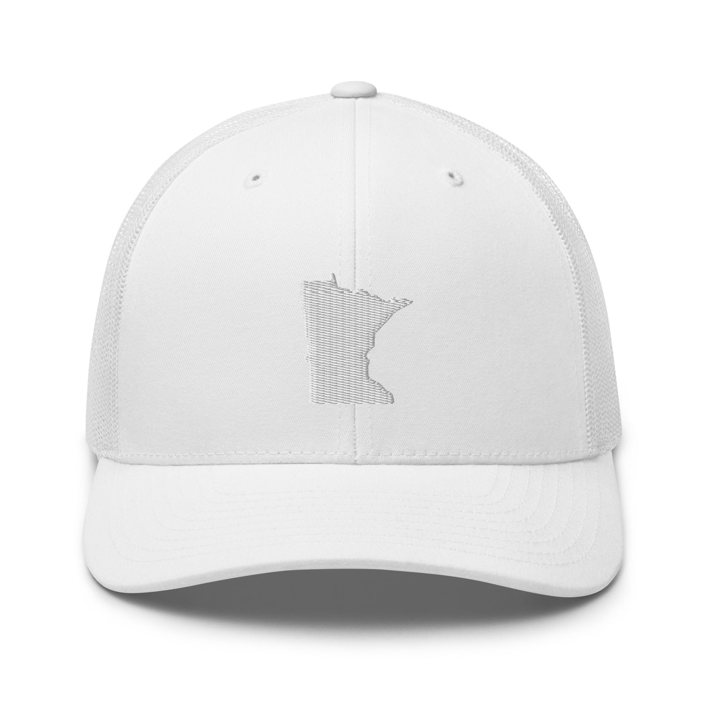 Minnesota State Silhouette Mid 6 Panel Snapback Trucker Hat