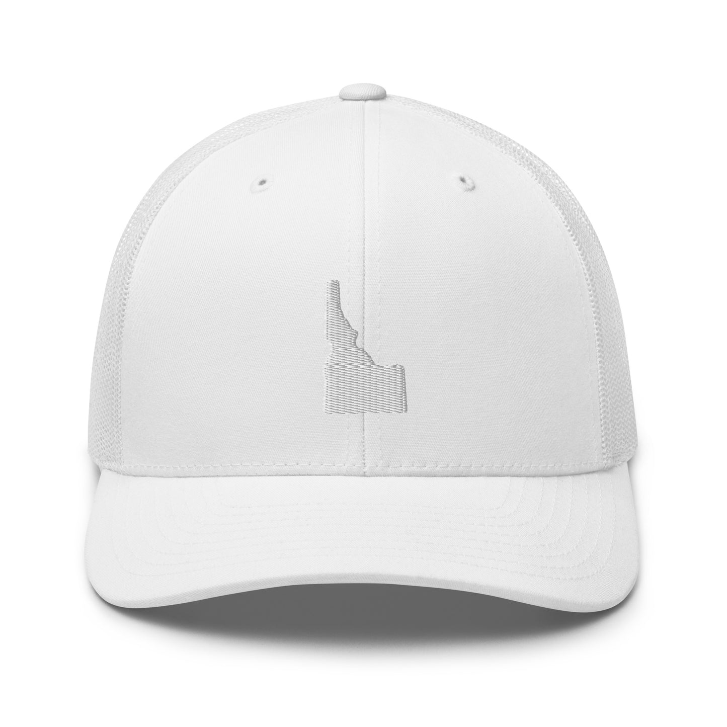 Idaho State Silhouette Mid 6 Panel Snapback Trucker Hat